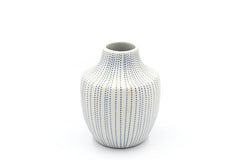 Inca Blue Dot Porcelain Vase