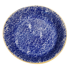 Cobalt Crackle Pasta Bowl 8.5in x 1.5in
