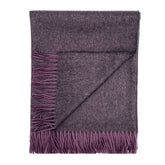 100% Baby Alpaca Wrap/Throw- Elderberry