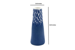 Koza Blue & White Branches Porcelain Bud Vase, 6"