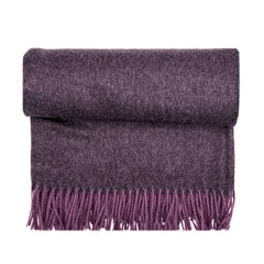 100% Baby Alpaca Wrap/Throw- Elderberry