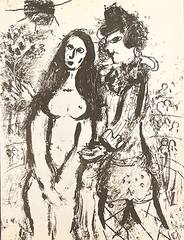 Clown In Love, Marc Chagall