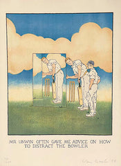 Distract the Bowler, Lithograph