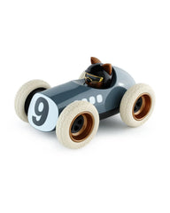 Egg Roadster Blue Car With Cat “Karlos” Pilot