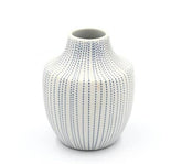 Inca Blue Dot Porcelain Vase