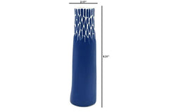Koza Medium Blue Tall Porcelain Vase