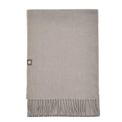 100% Baby Alpaca Wrap/Throw - Hazelnut