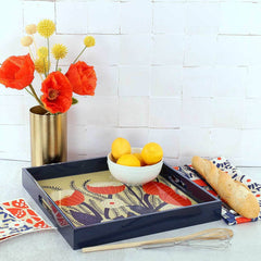Buttercup Square Lacquer Serving Tray