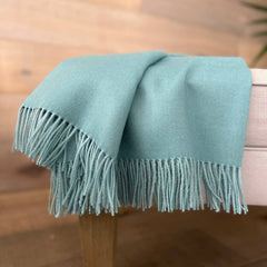 100% Baby Alpaca Wrap/Throw - Sea Glass