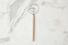 Danish Dough Whisk, Beechwood
