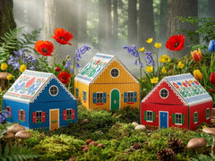 Cottage Matchbox Blue