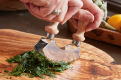 Italian Mezzaluna Double Blade Chopper