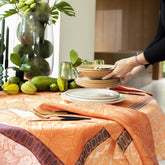 Escapade Tropical Orange Linen