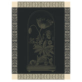 Curiosites Florales Green Towel