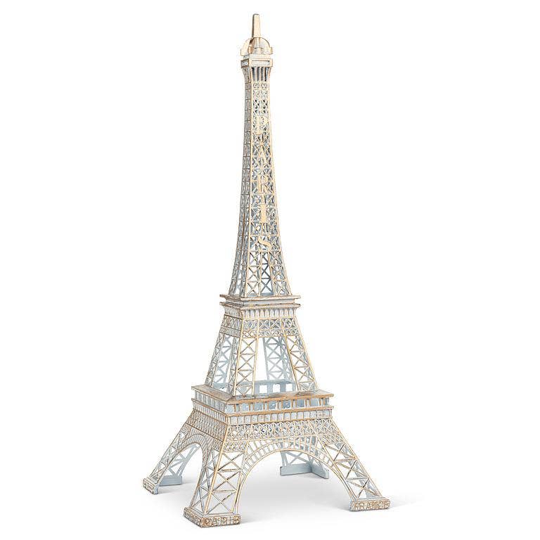 Eiffel Tower-White and Gold: Extra Large