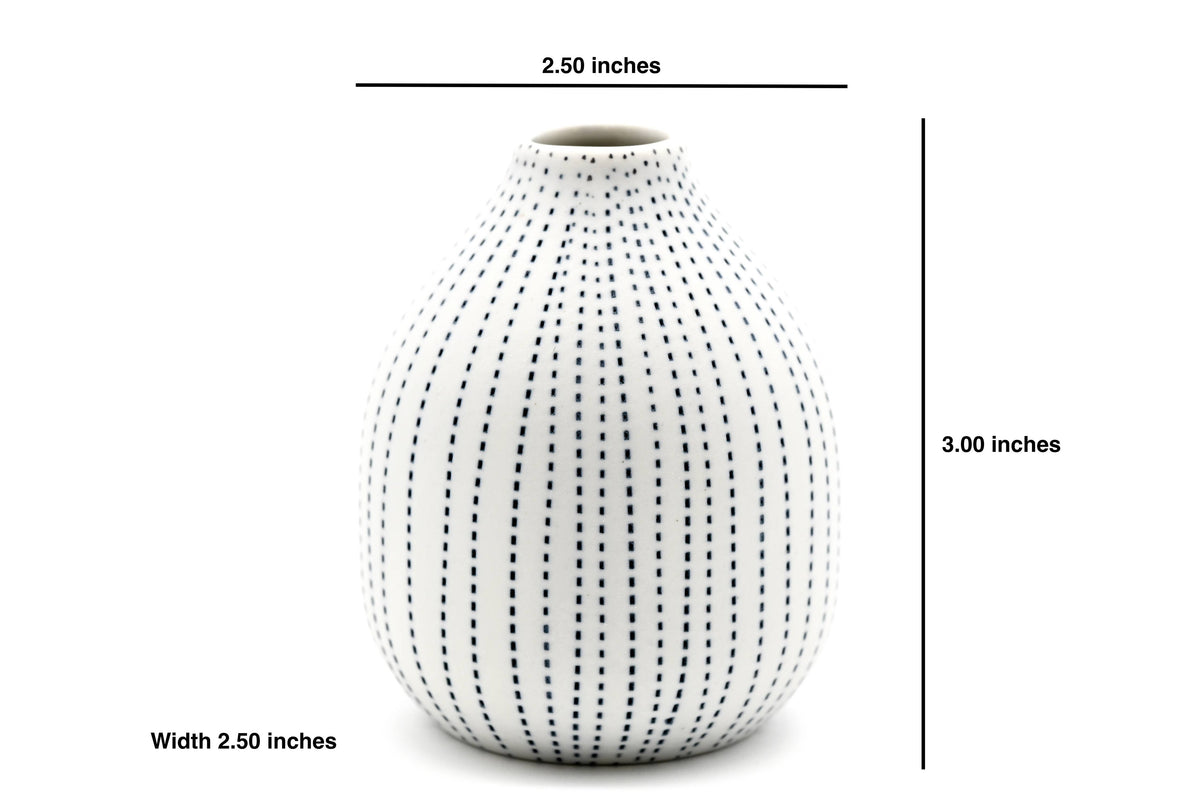 ADAM MINI - Handcrafted Porcelain Bud Vase