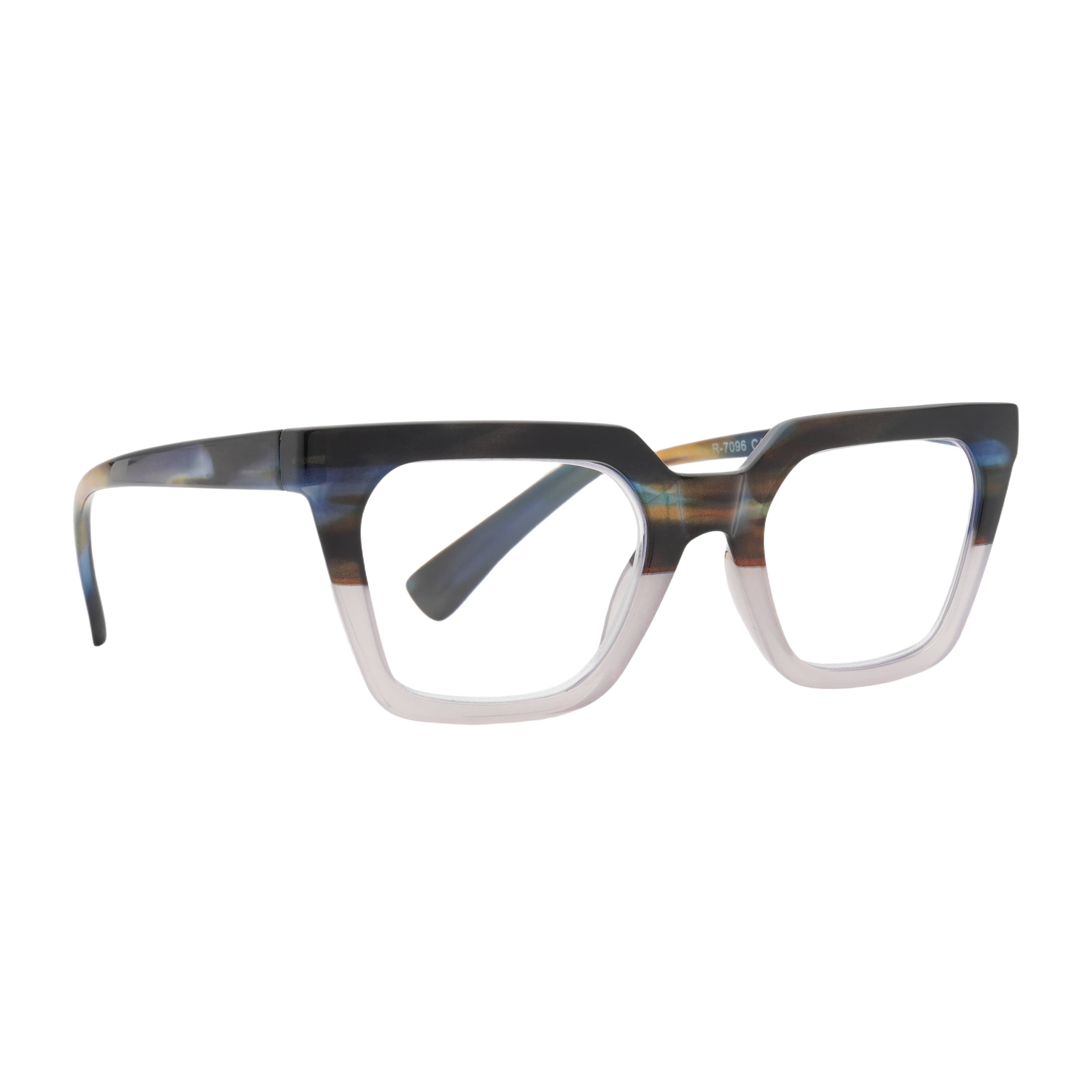 CAMILLE | Striped Blue | Ivory: 2.00