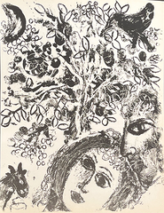 Couple Beside Tree, Marc Chagall