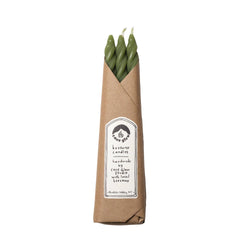 Grass Spiral Beeswax Candles - Set of 3
