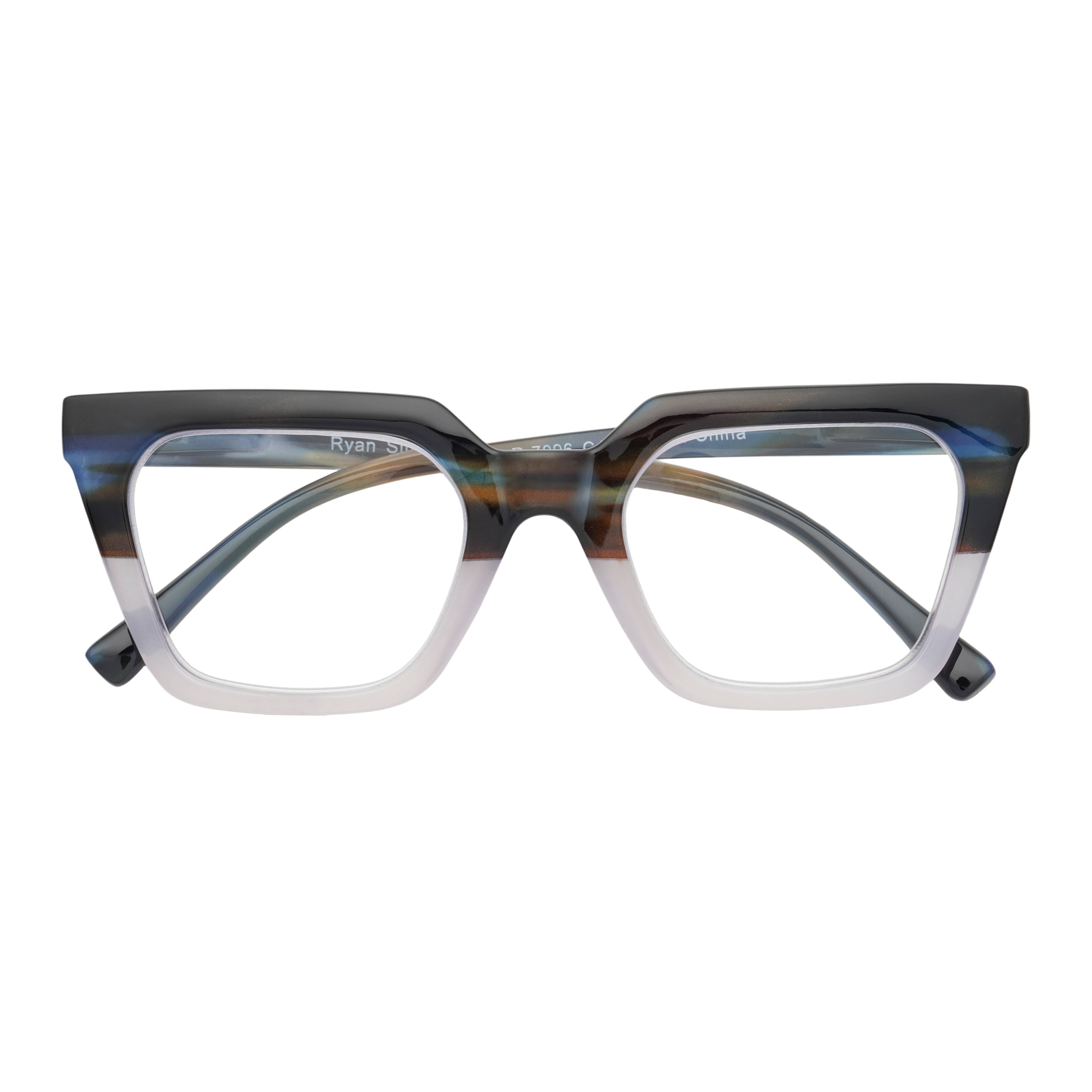 CAMILLE | Striped Blue | Ivory: 2.00
