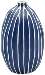 GUGU Blue and White Stripe L Bud Vase