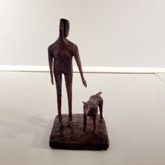 Blind Man Reaching for his Dog, Mary Brownstein