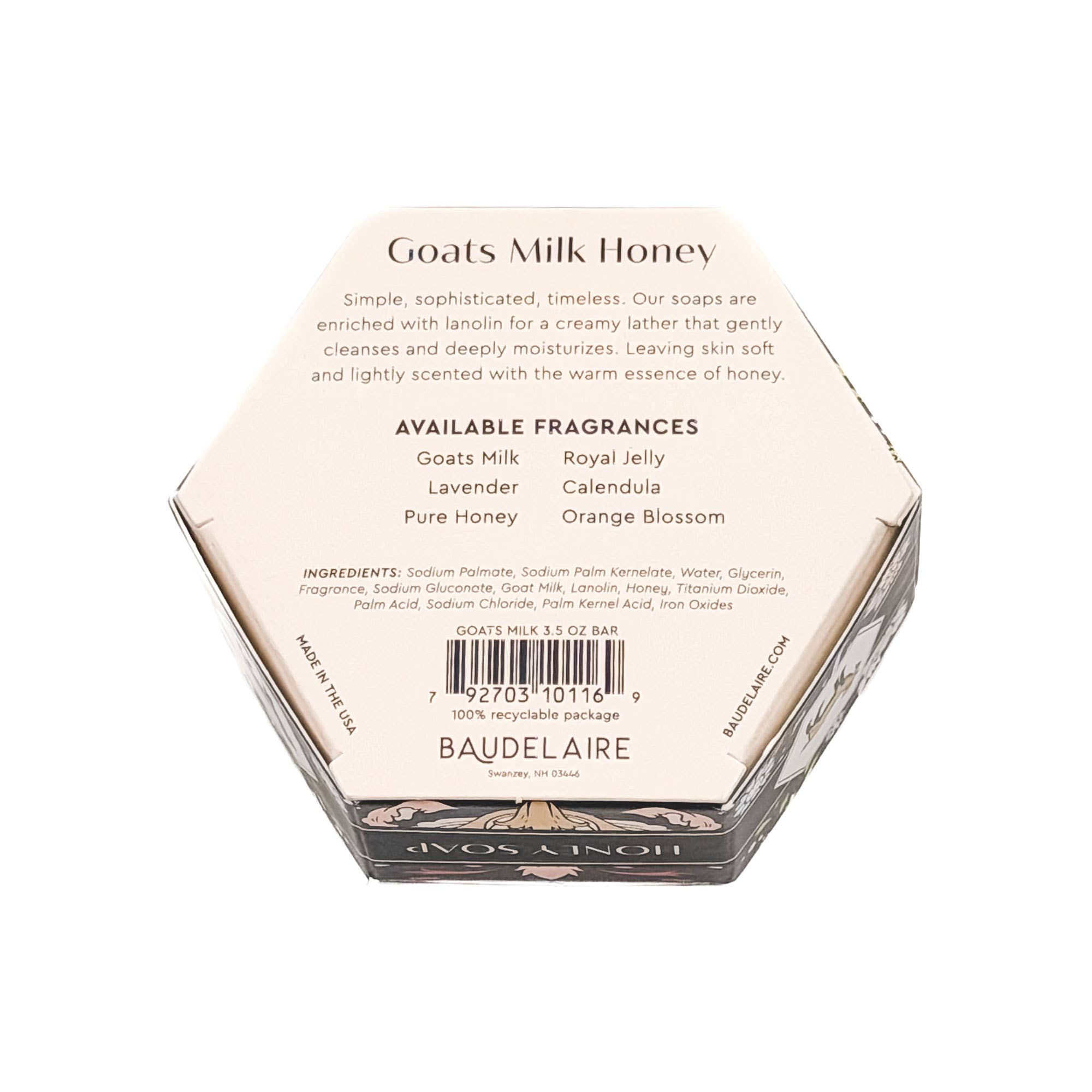 Goats Milk Honey Soap 3.5oz