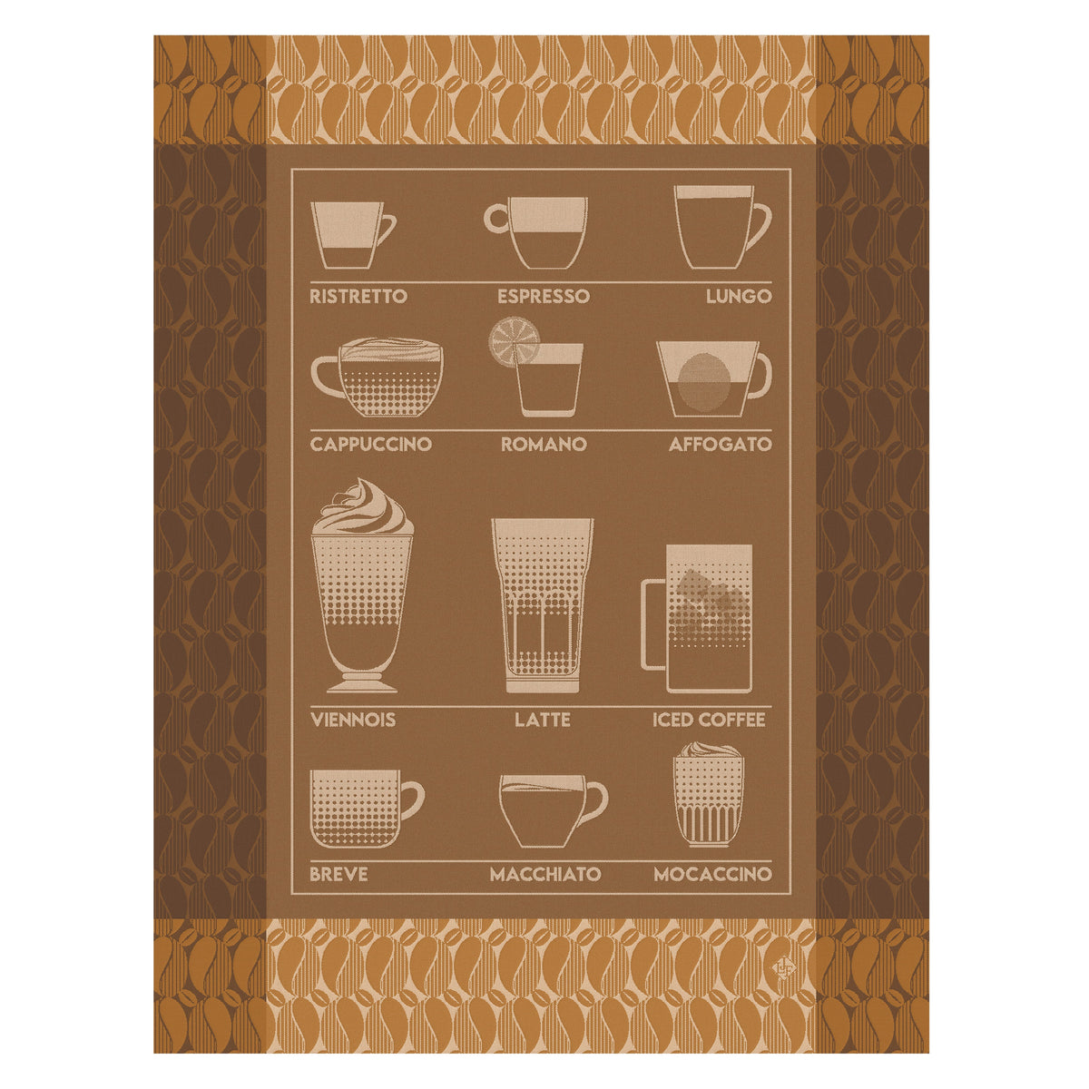Barista Brown Tea Towel