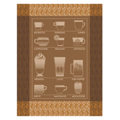 Barista Brown Tea Towel