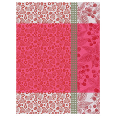 Cueillette d'ete Red Tea Towel