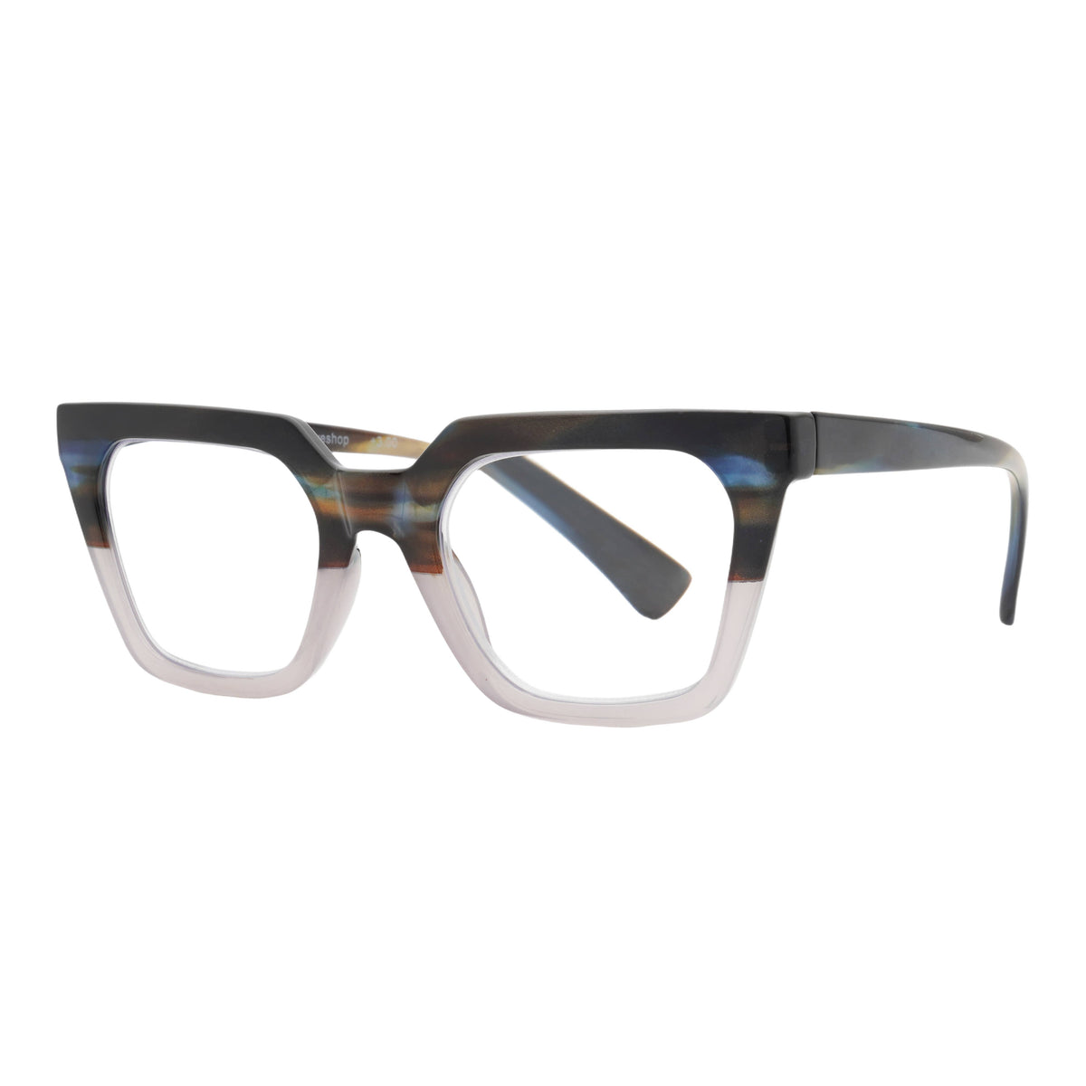 CAMILLE | Striped Blue | Ivory: 2.00