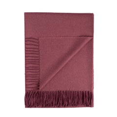 100% Baby Alpaca Wrap/Throw - Malbec
