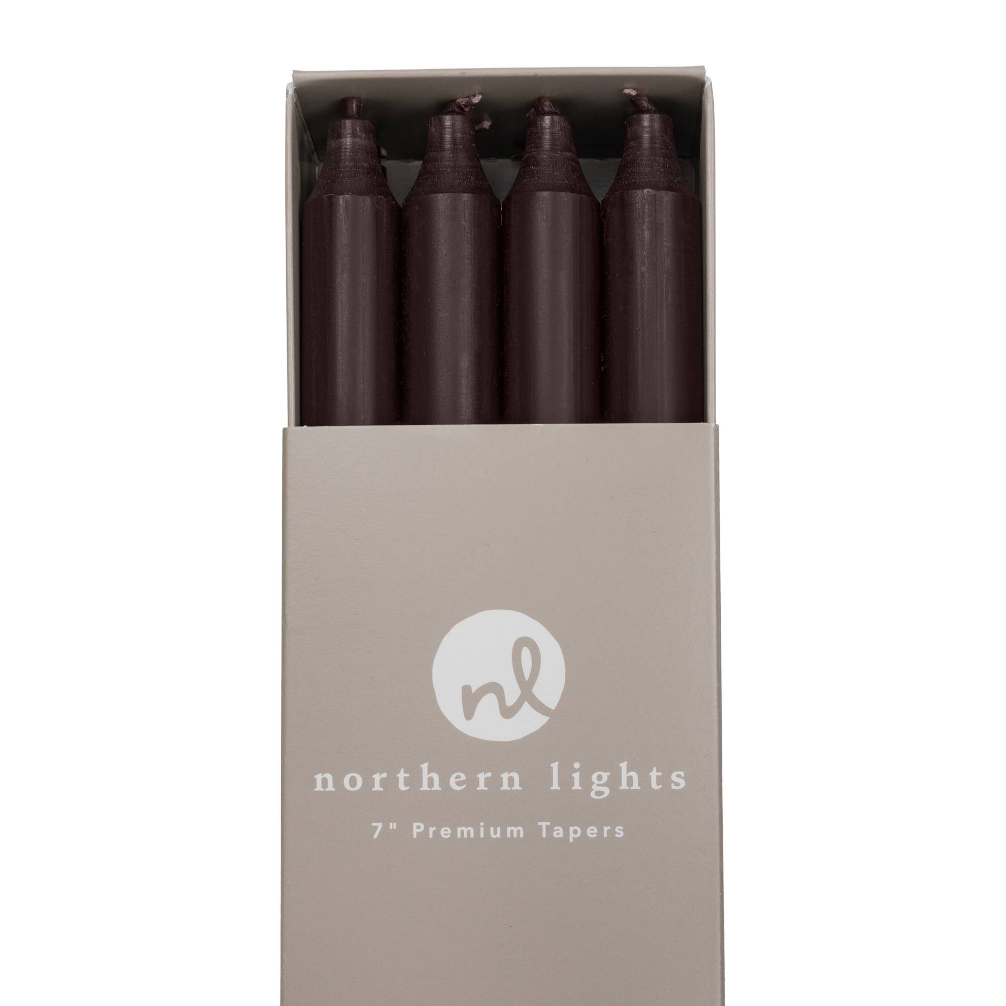 7" Taper Candles - 12pc Box: Sage Green