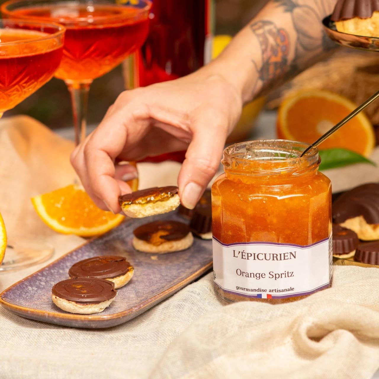 L'epicurien Orange & Spritz Preserve 11.3oz