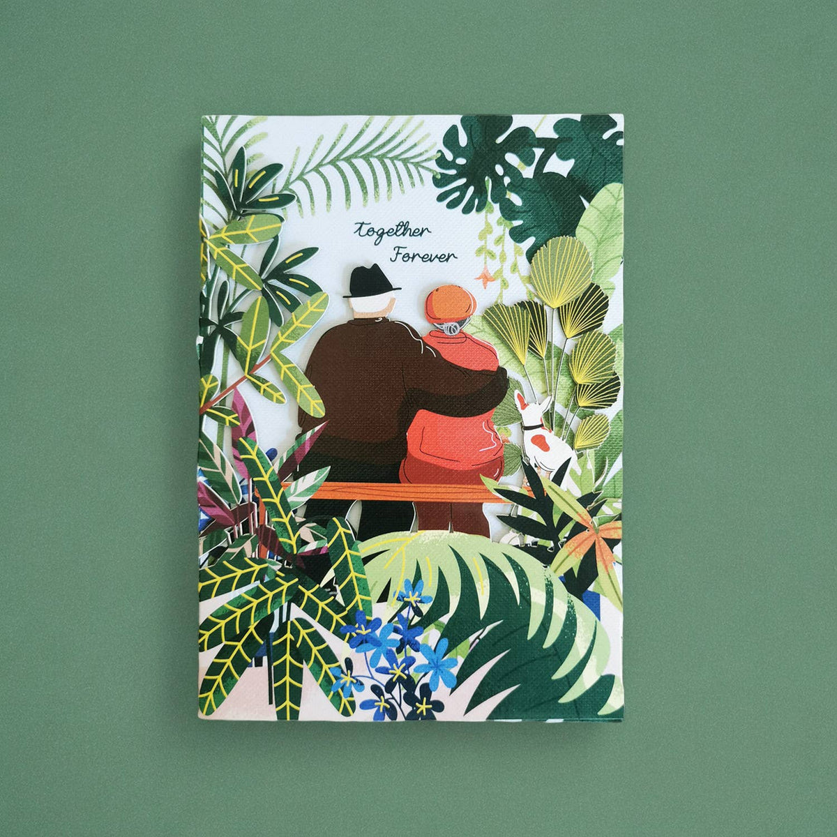 DIECUT ANNIVERSARY COUPLE GREETING CARD ALLJOY