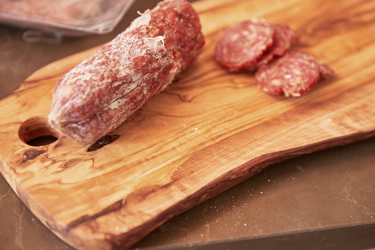 Italian Olivewood Charcuterie and Cheese Board