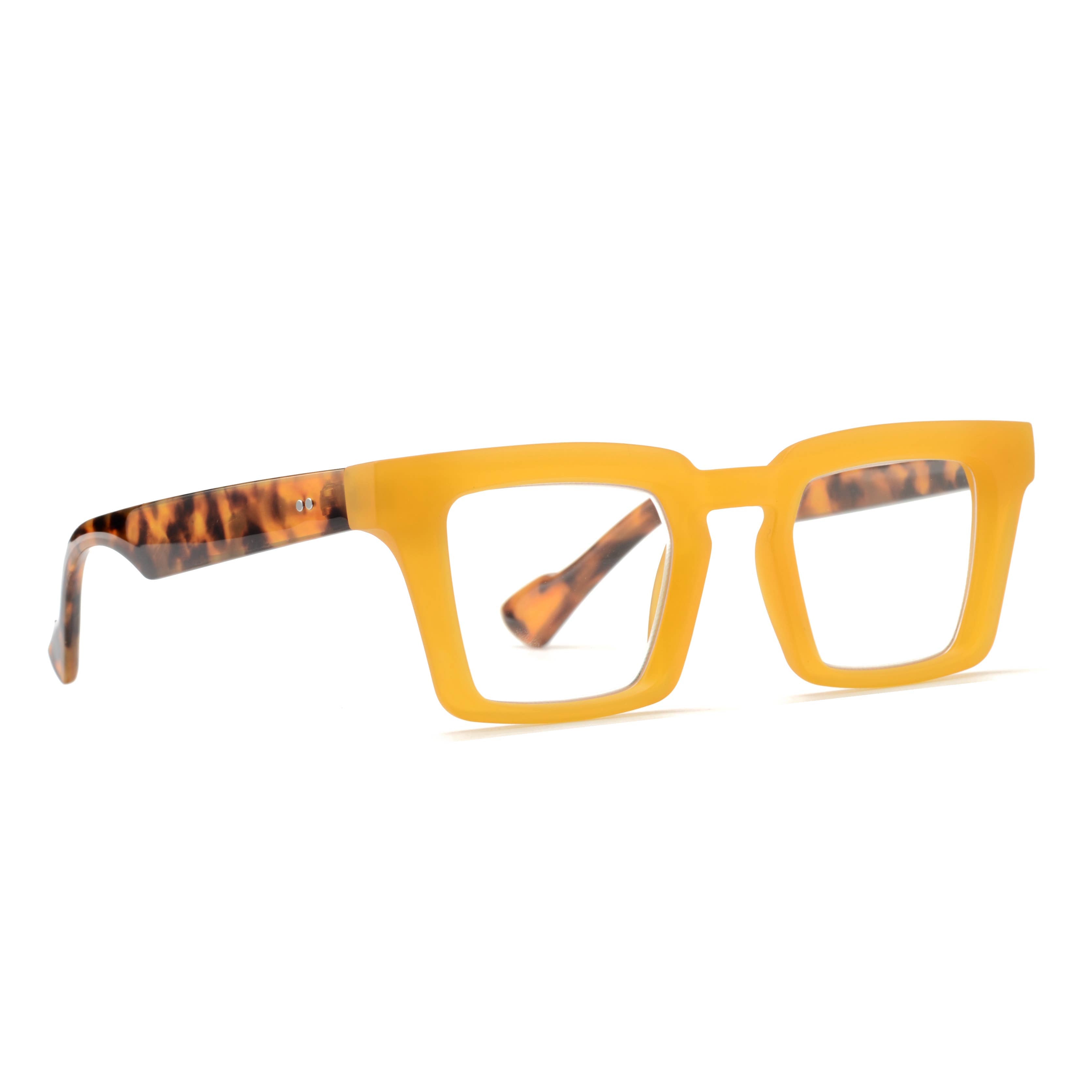 BLAKE | Matte Yellow| Tortoise |  Blue Light: 1.50