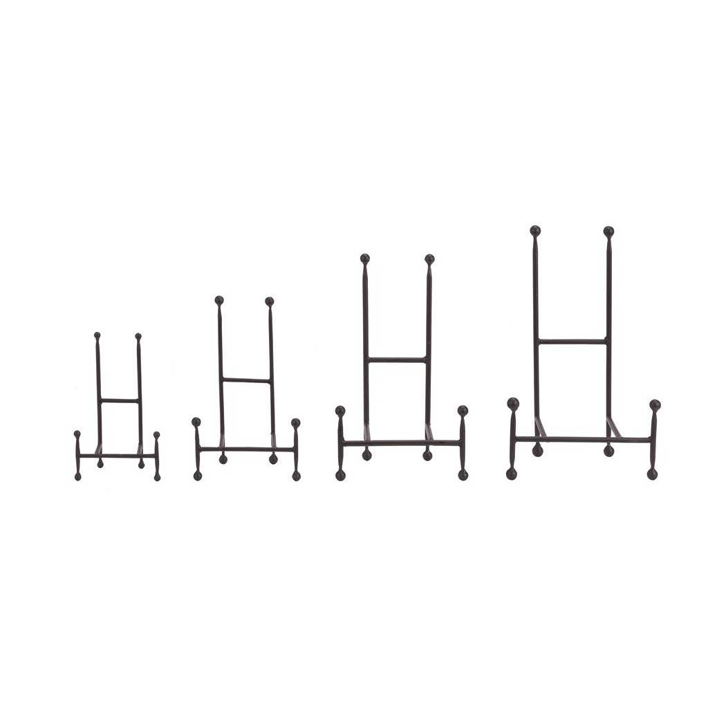 Black Iron (Metal) Tabletop Display Easel - Set of 4