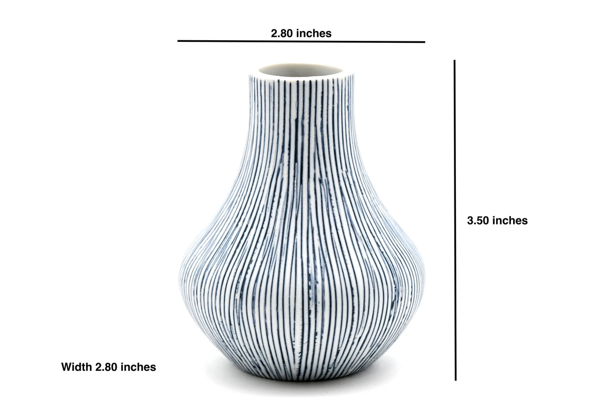 EVA Handcrafted Porcelain Bud Vase