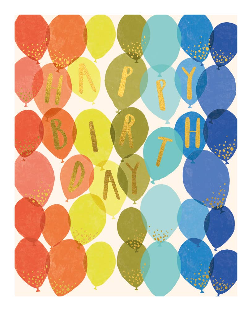 Balloon Birthday Card