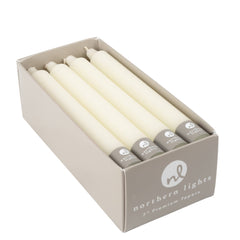 7" Taper Candles - 12pc Box: Pure White
