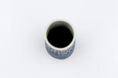 Koza Medium Blue Tall Porcelain Vase
