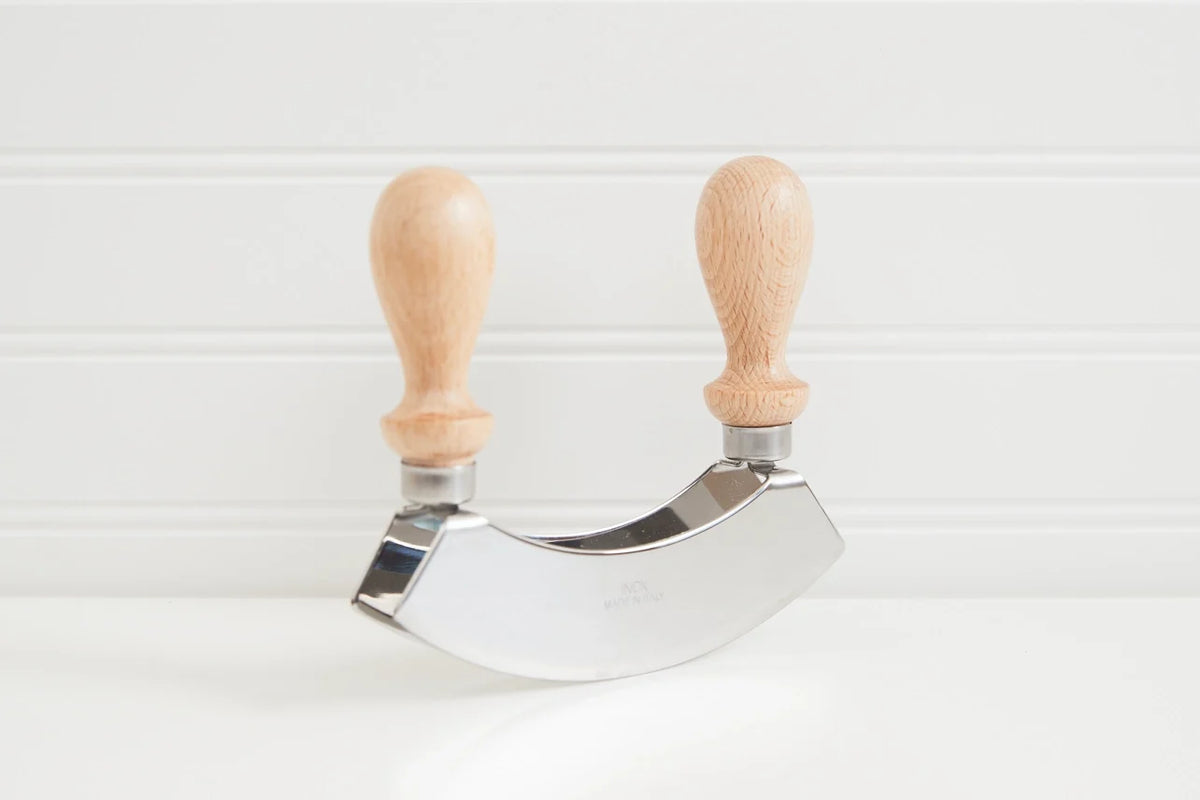 Italian Mezzaluna Double Blade Chopper