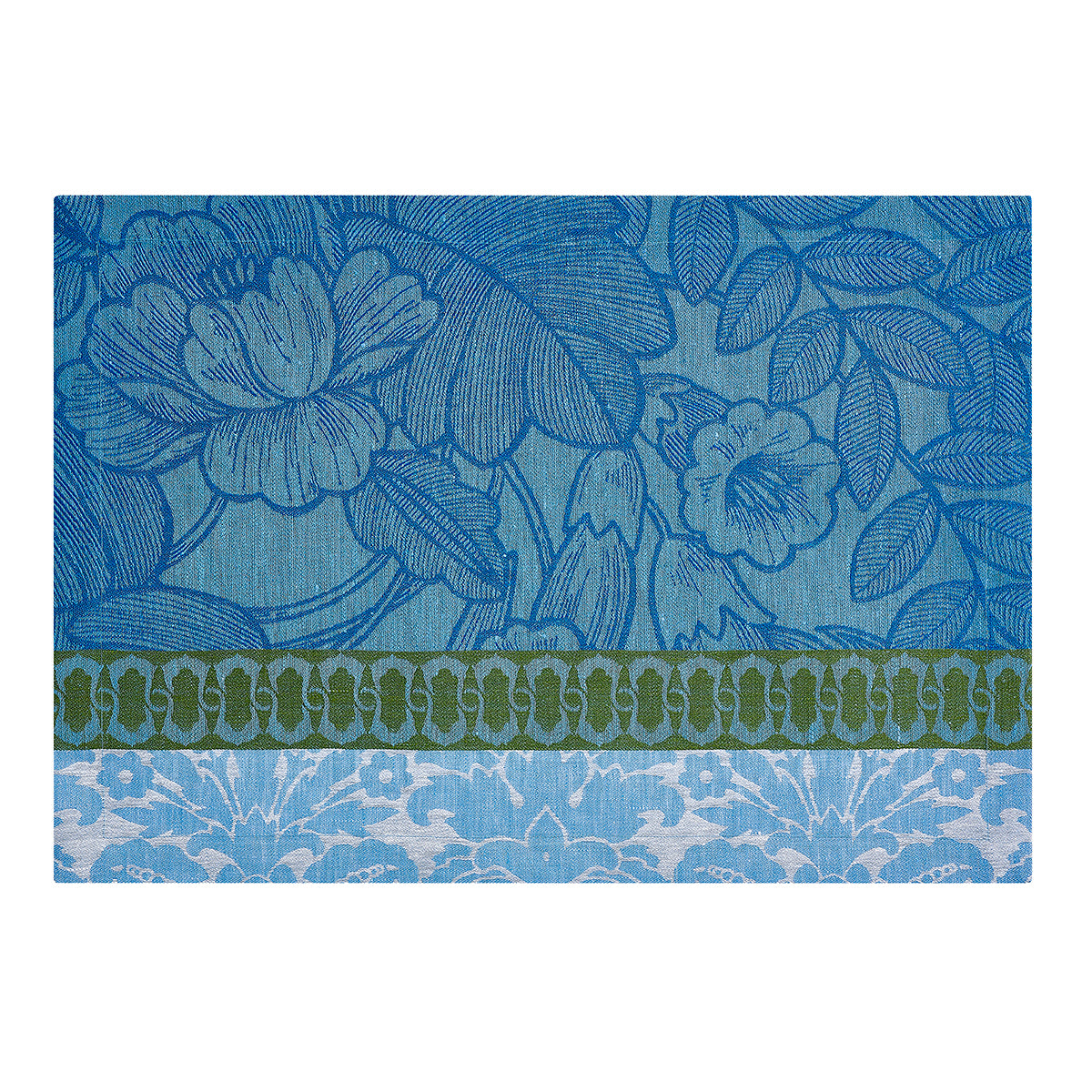 Escapade Tropical Blue Linen