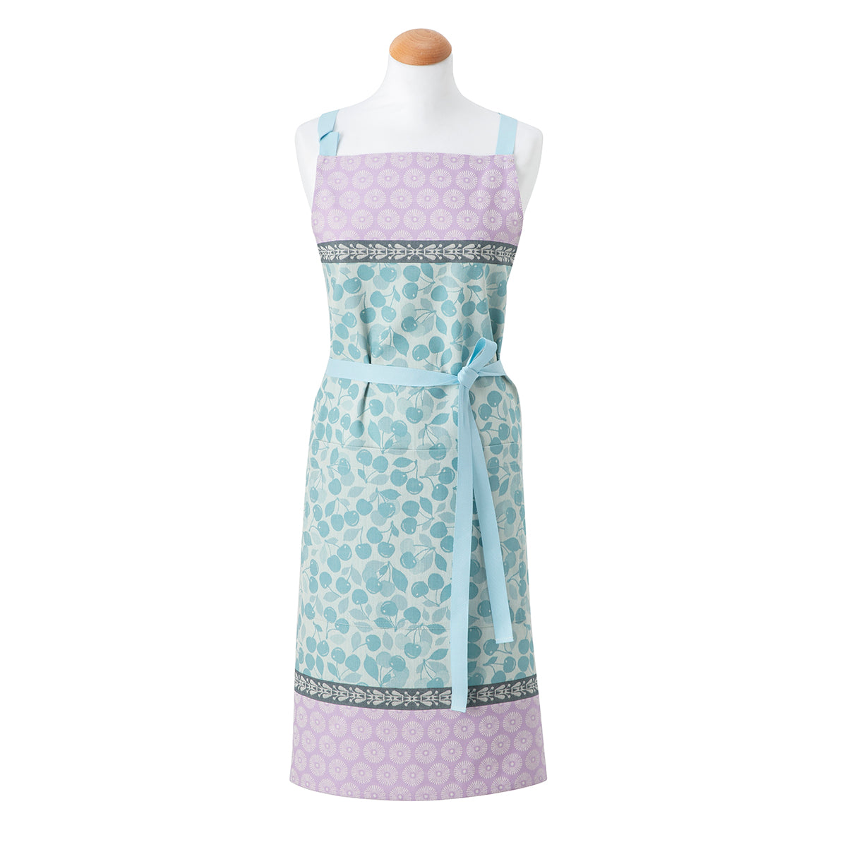 Cerises Blue Apron