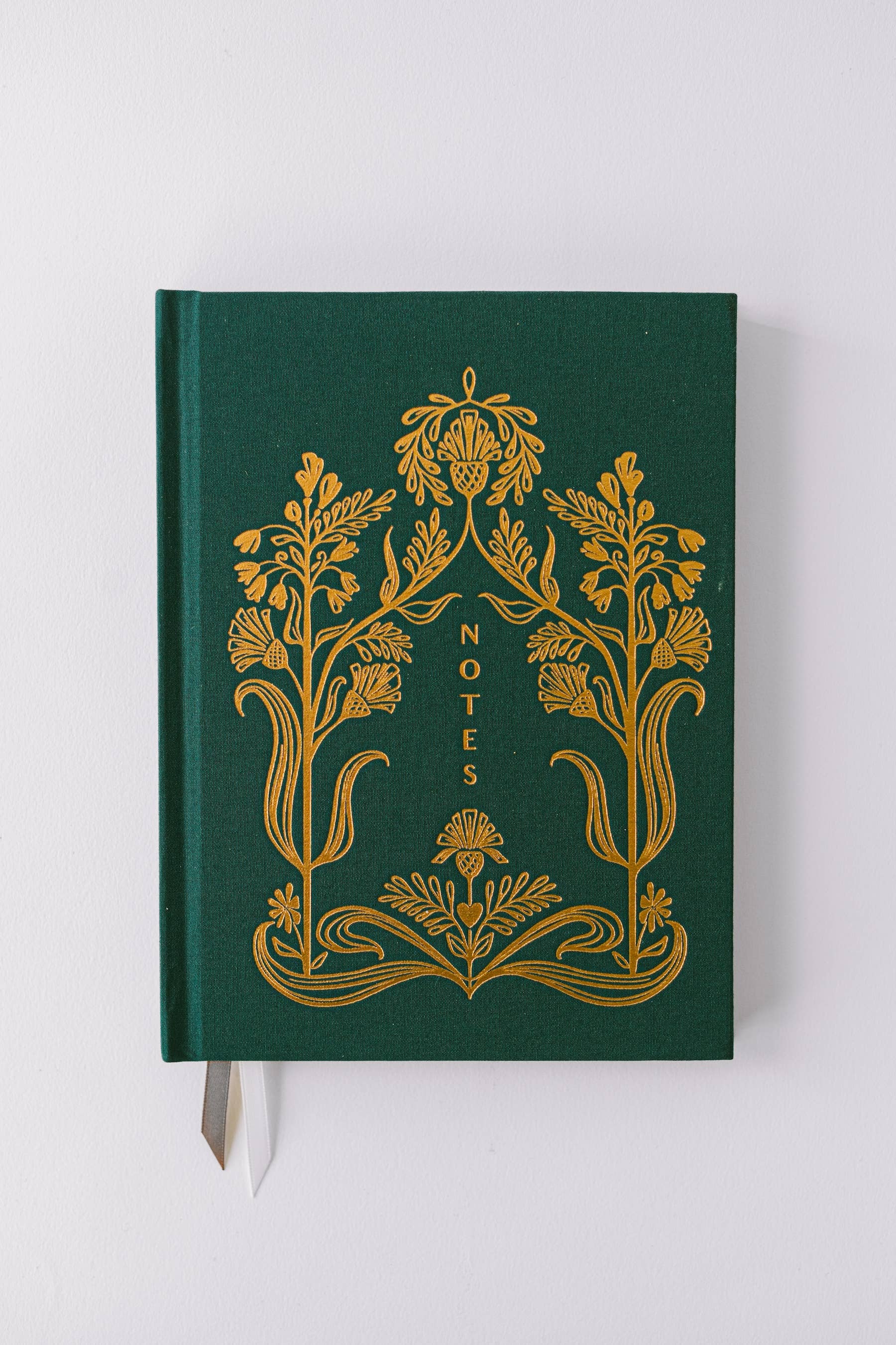 Golden Thistle Bookcloth Hardcover Notebook