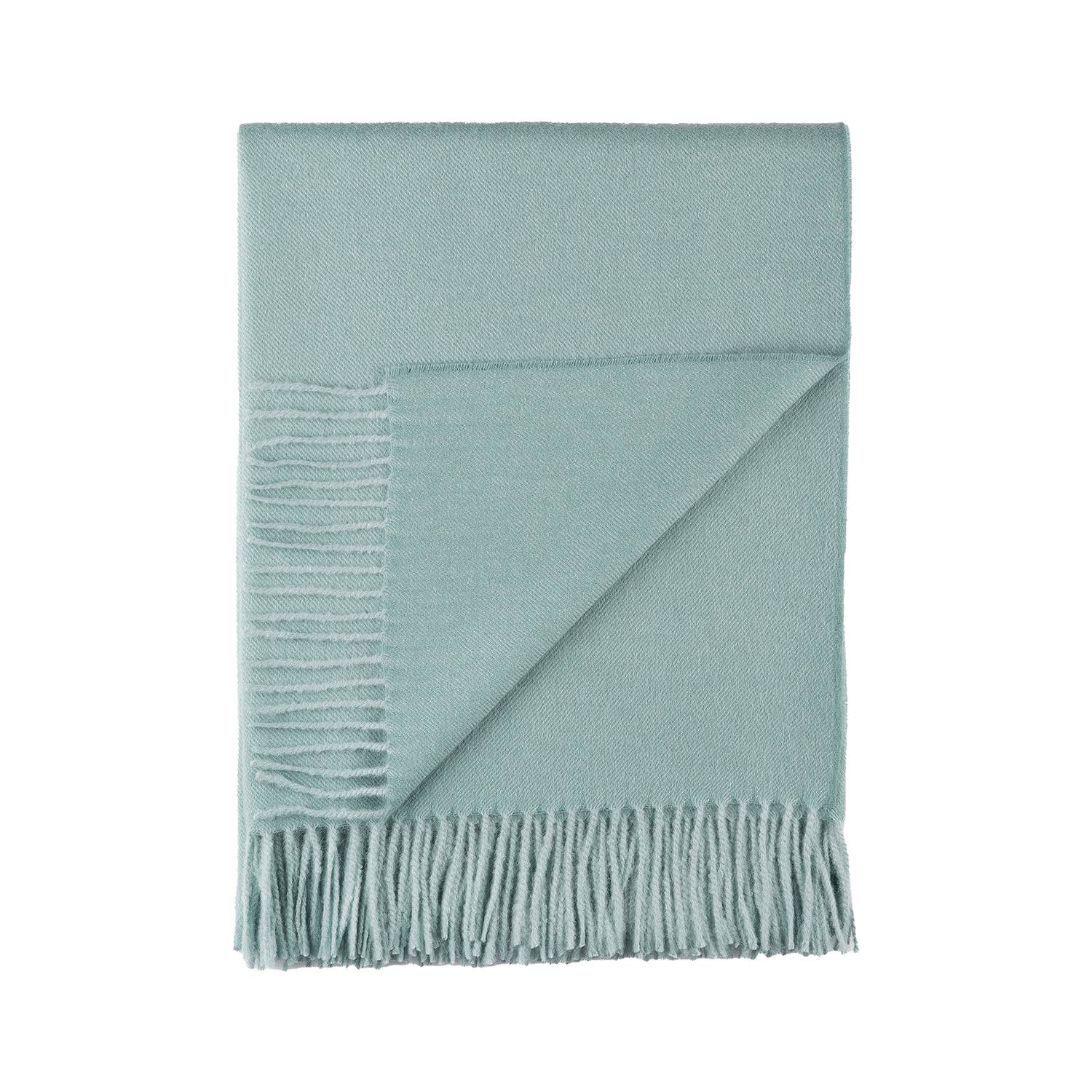 100% Baby Alpaca Wrap/Throw - Sea Glass
