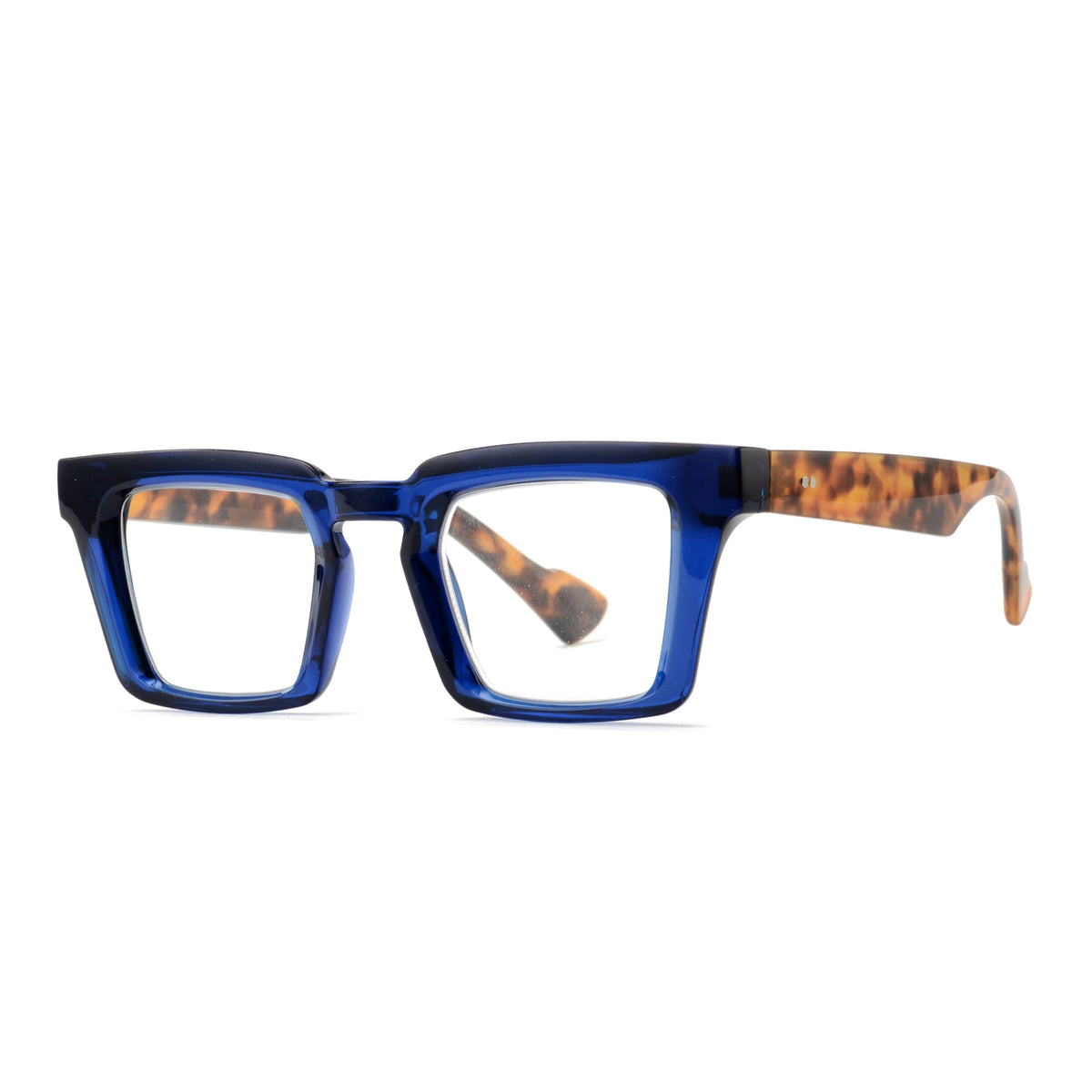 BLAKE | Navy Blue | Tortoise |  Blue Light: 2.00