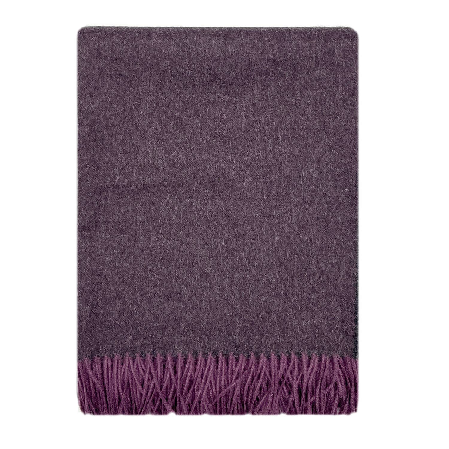 100% Baby Alpaca Wrap/Throw- Elderberry