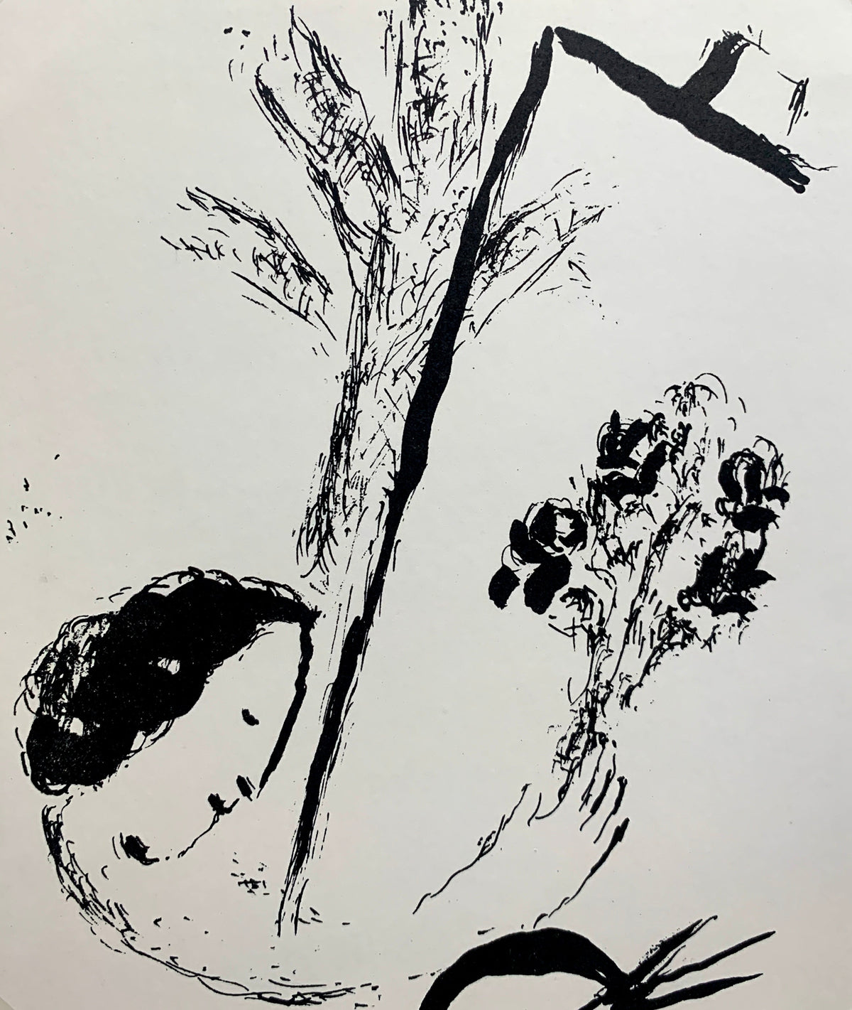 Le Bouquet a la Main, Paris, Marc Chagall